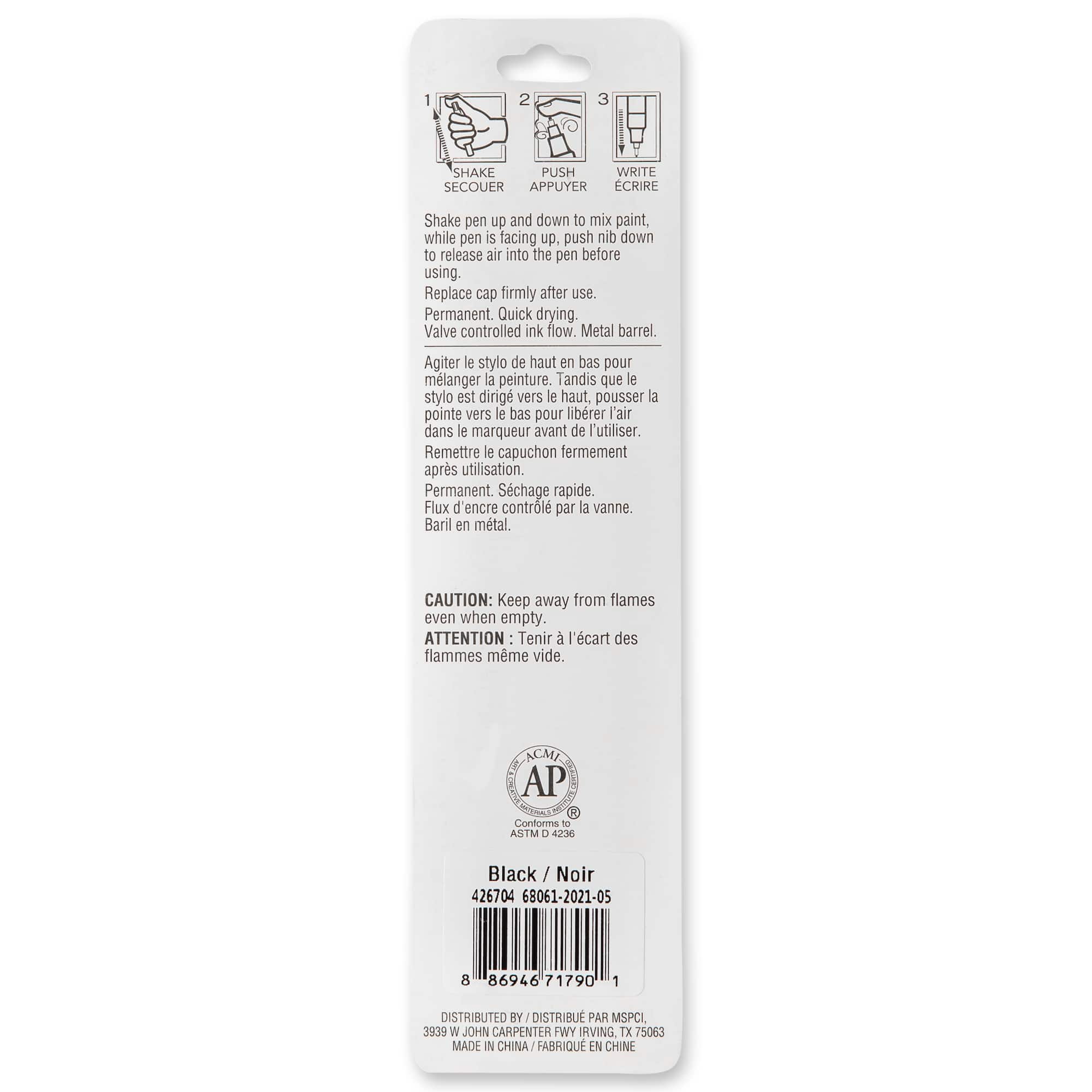 Extra Fine Tip Multi-Surface Premium Paint Pen by Craft Smart